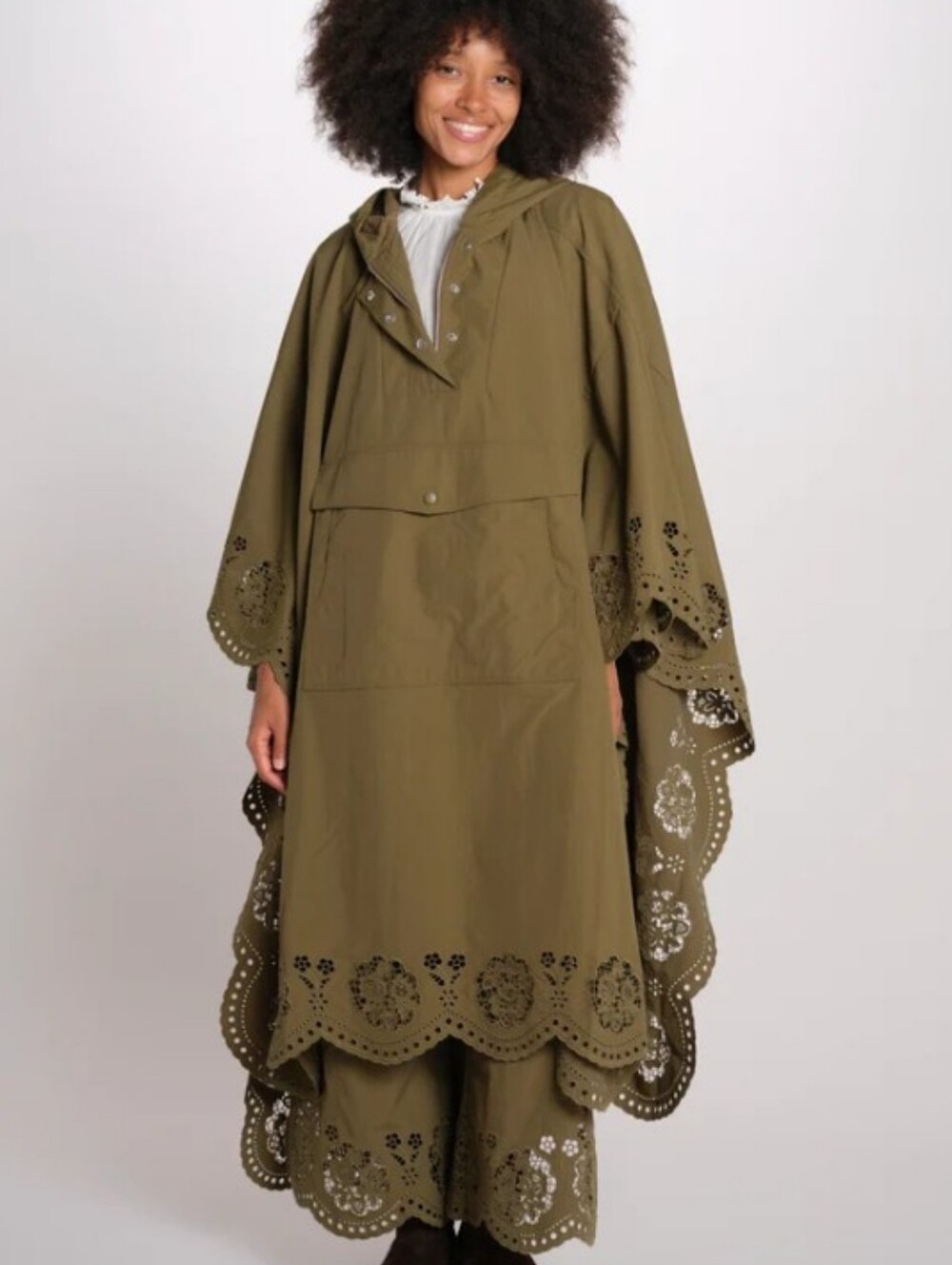 Sea New York Vittoria Olive Green Anorak